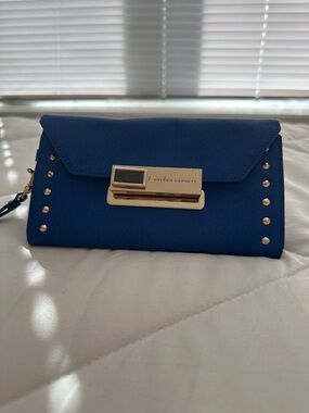 Hayden Harnett Cobalt Blue Envelope Clutch